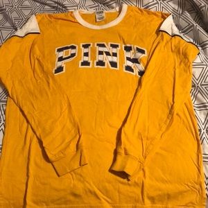 Yellow long sleeve VS Pink sz M